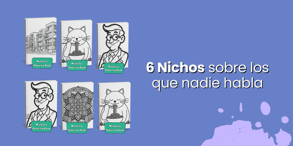 Nichos inexplorados en el mercado de libros para colorear.