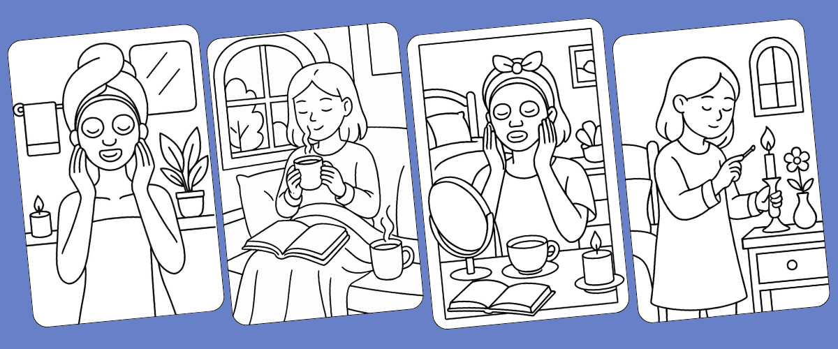 How to Make Cozy Self Care Coloring Pages with AI