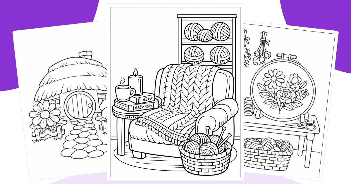 Cottagecore Coloring Pages — free printable collection from Colorin AI