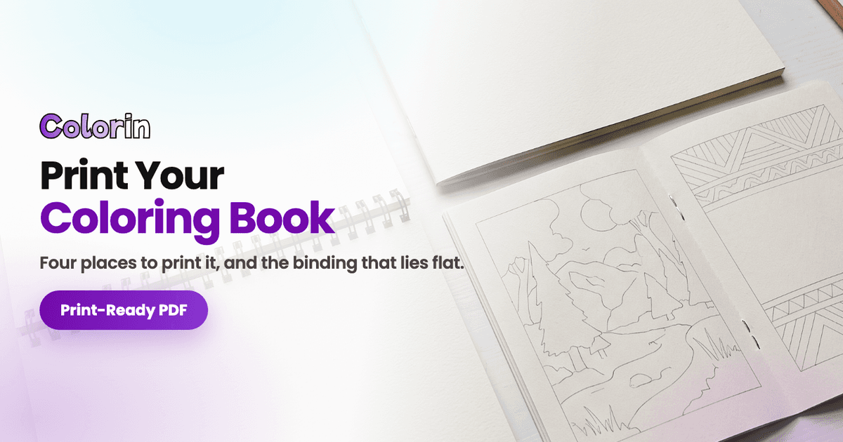 Where to Print a Custom Coloring Book