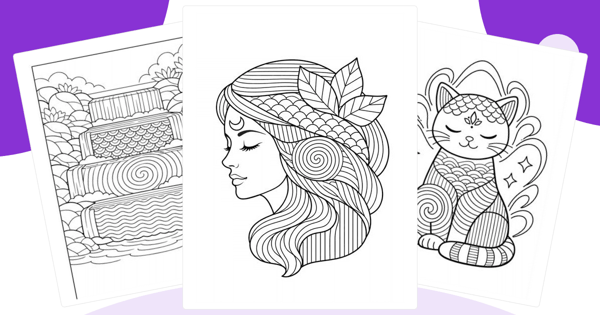Zentangle Coloring Pages — free printable collection from Colorin AI