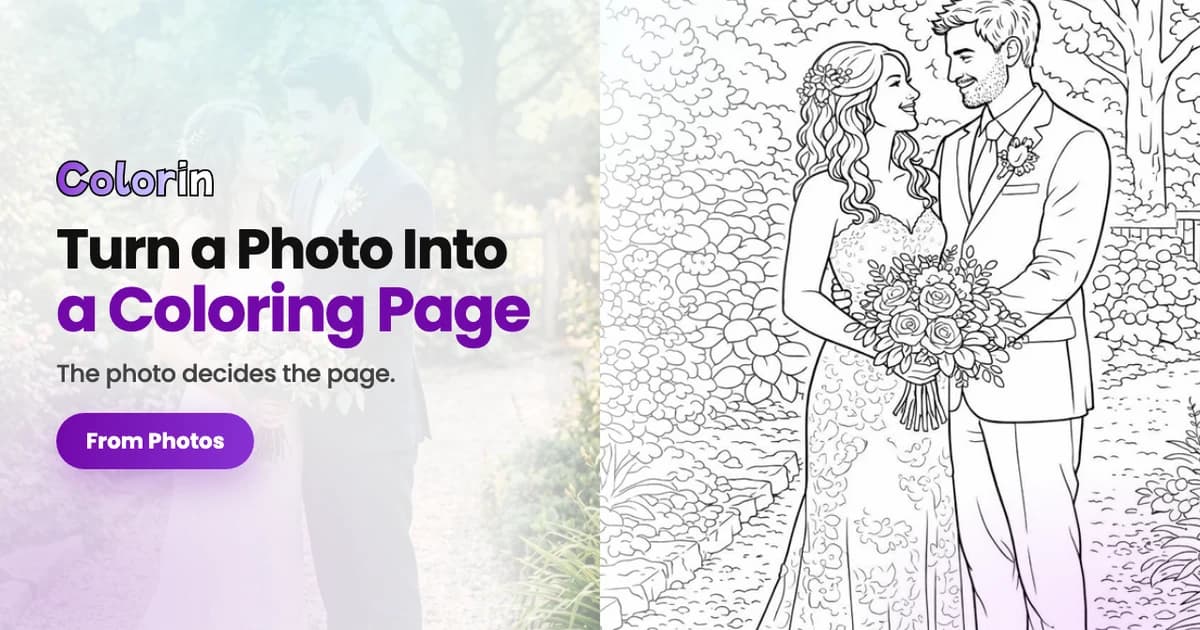 How to turn a photo into a coloring page, a Colorin AI guide