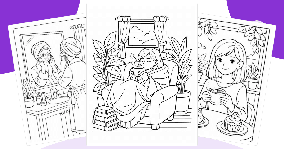Girly Coloring Pages — free printable collection from Colorin AI