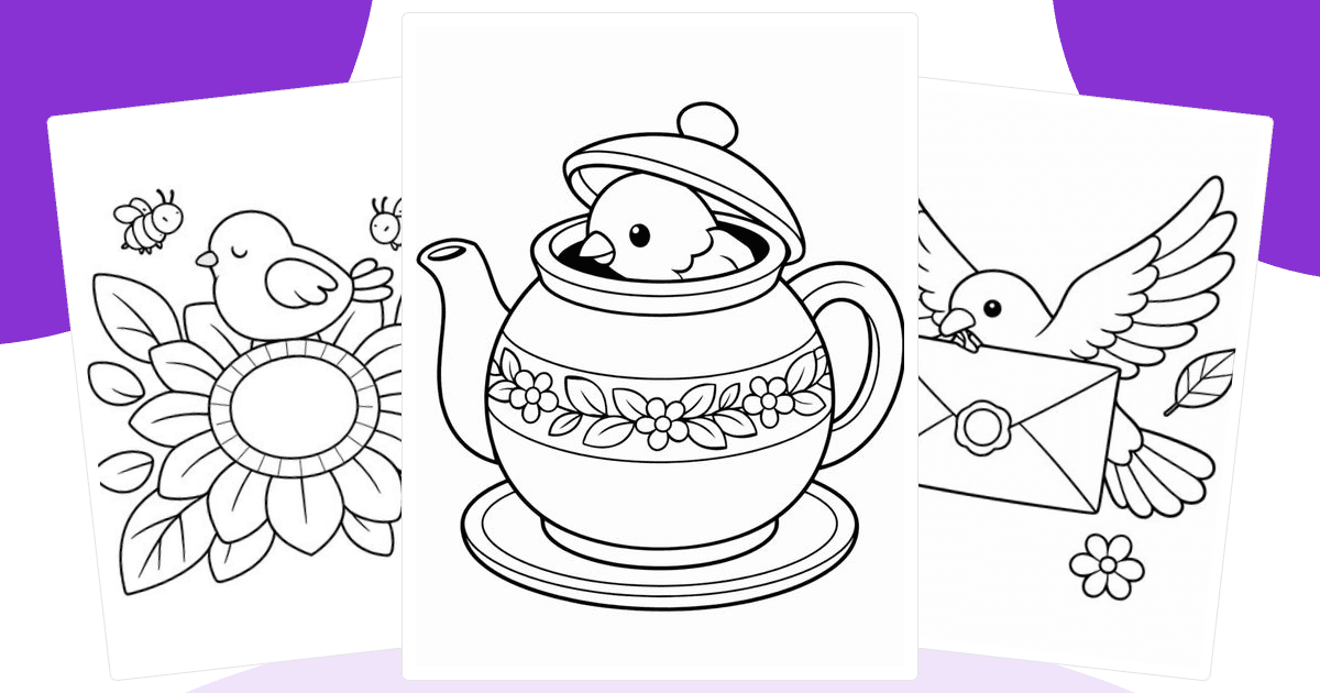 Bird Coloring Pages — free printable collection from Colorin AI