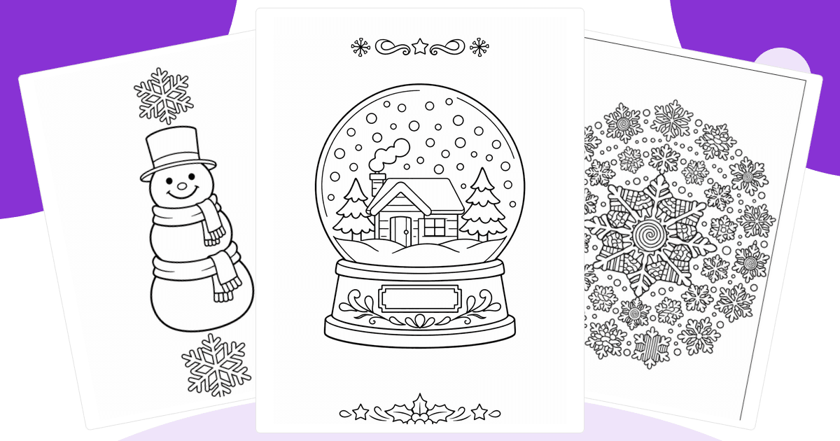 Winter Coloring Pages — free printable collection from Colorin AI